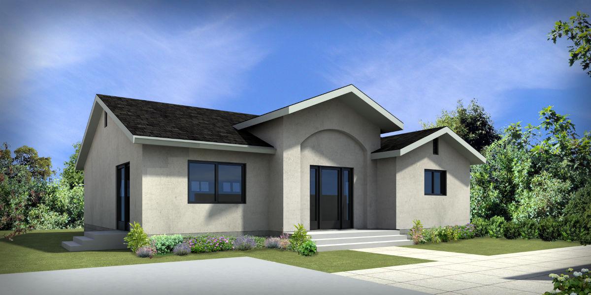 New Construction, 2 Bedroom ADU in Burbank, 91505 (1200 sq. ft.) - 3D Rendering